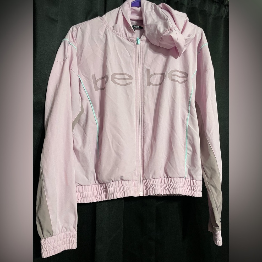Bebe Women's Light Pink Bomber Jacket